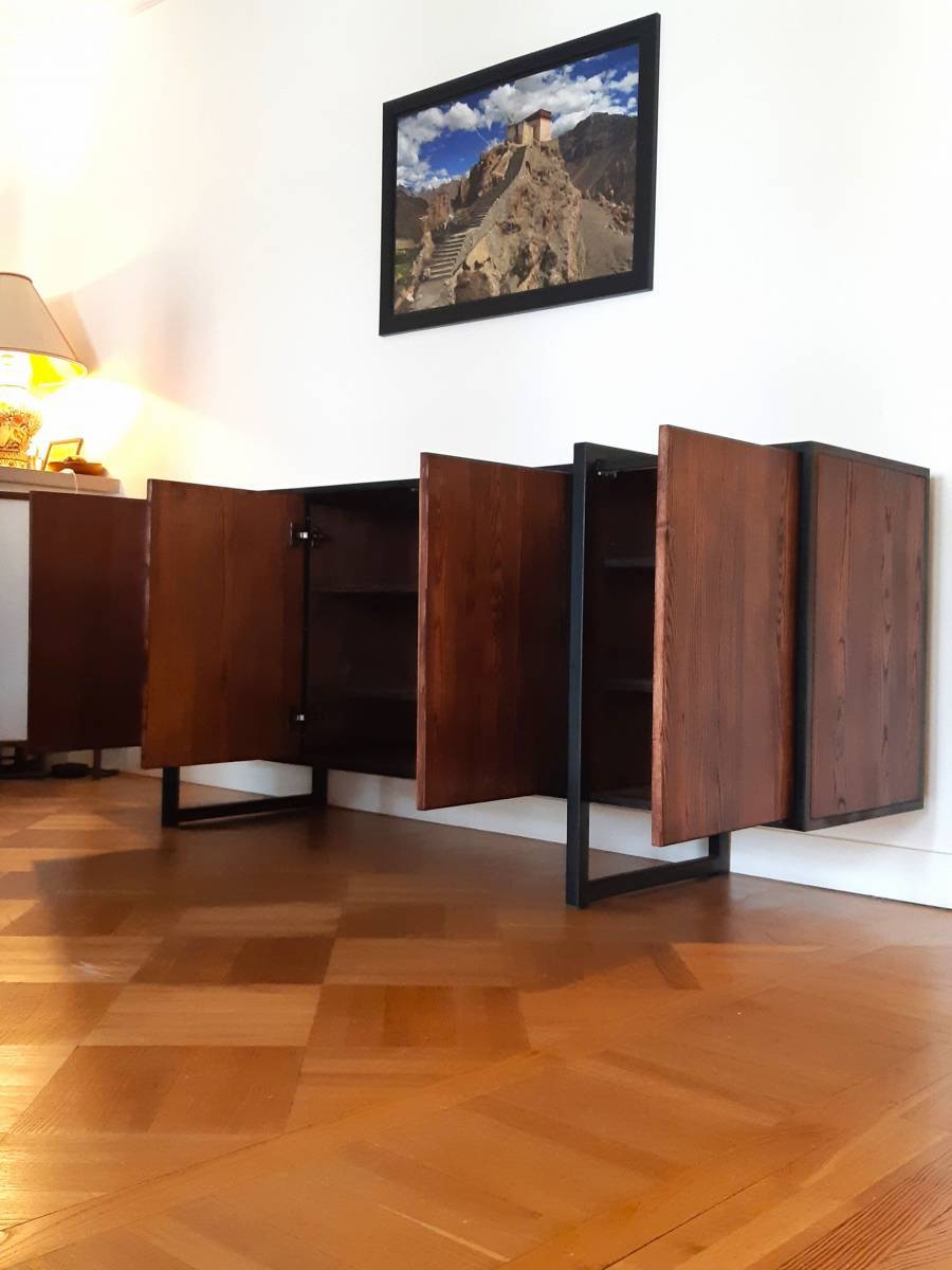 Enfilade Style industriel Bordeaux