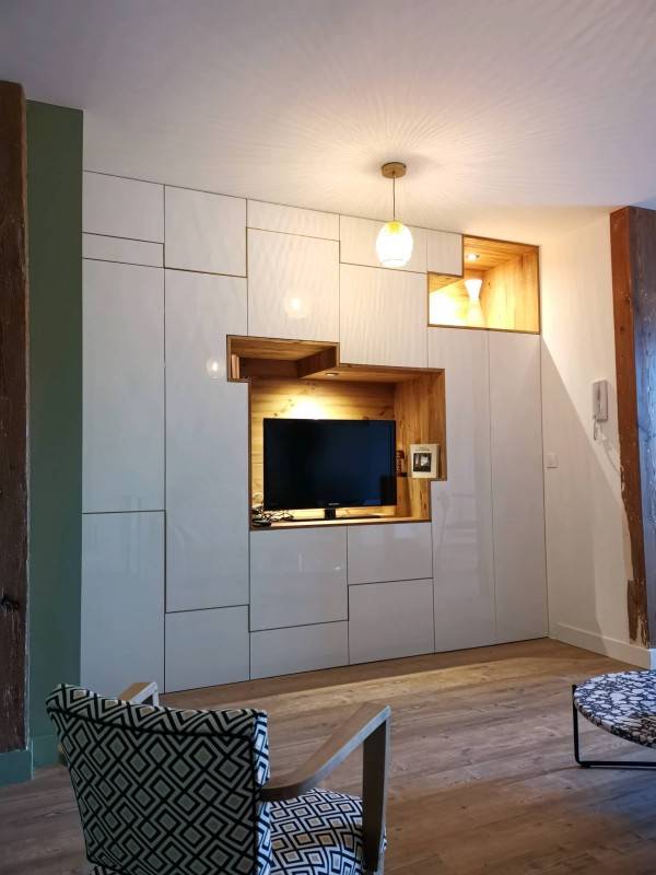 Meuble télé sur mesure à Bordeaux
