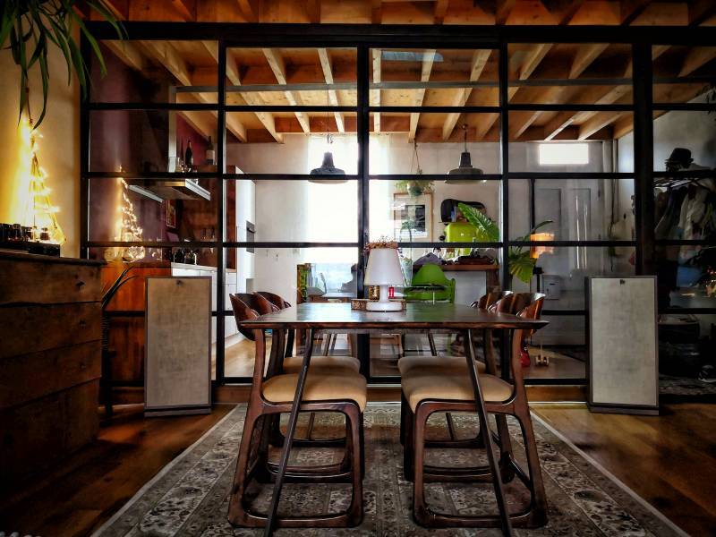 Verrière séparation de cuisine complètement vitrée à Bordeaux