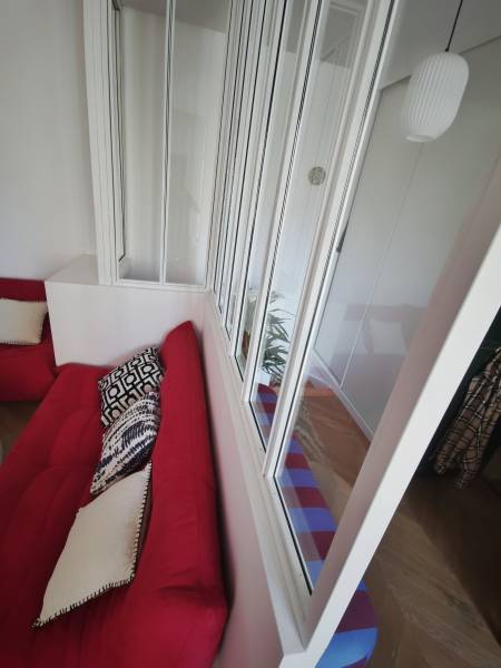 Parclose sur verrière style scandinave à PAris
