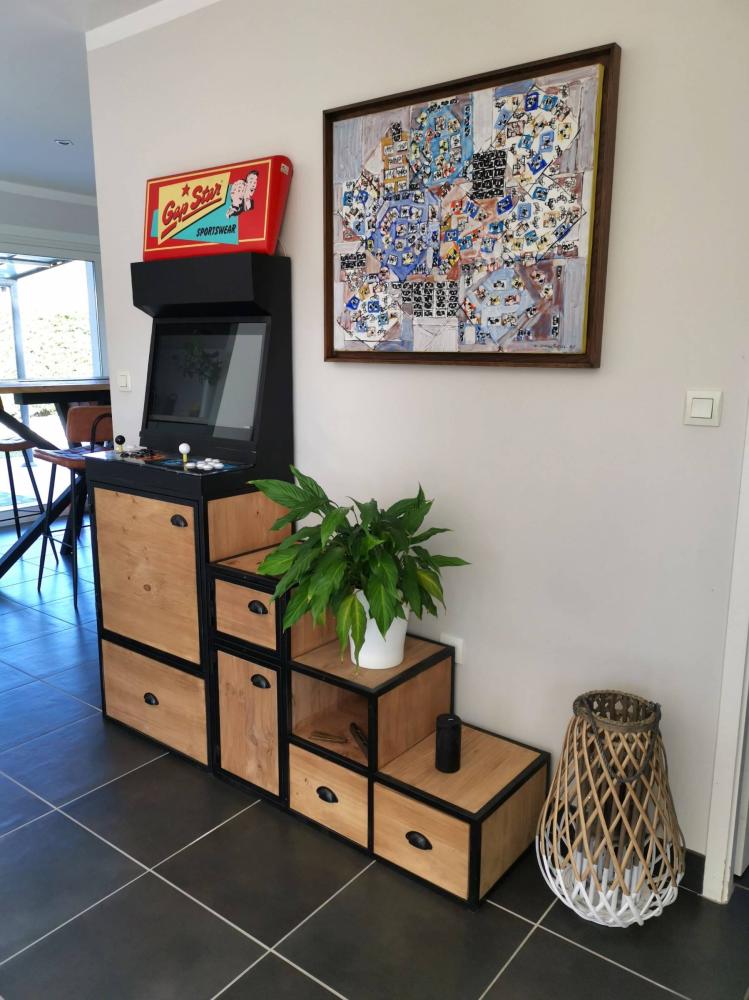 Objets de décoration en bois Massif