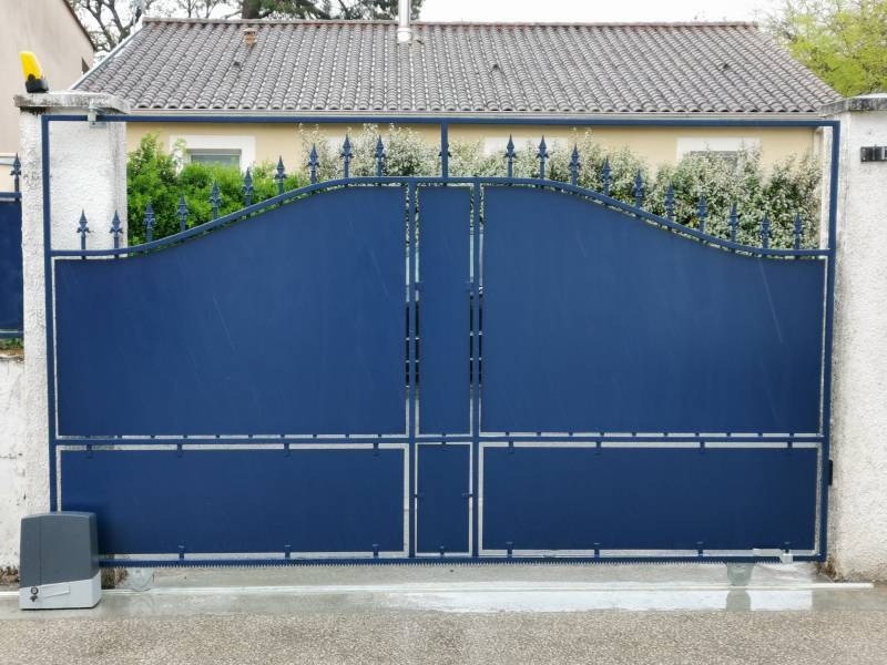 Clôture et portail en acier à Pessac