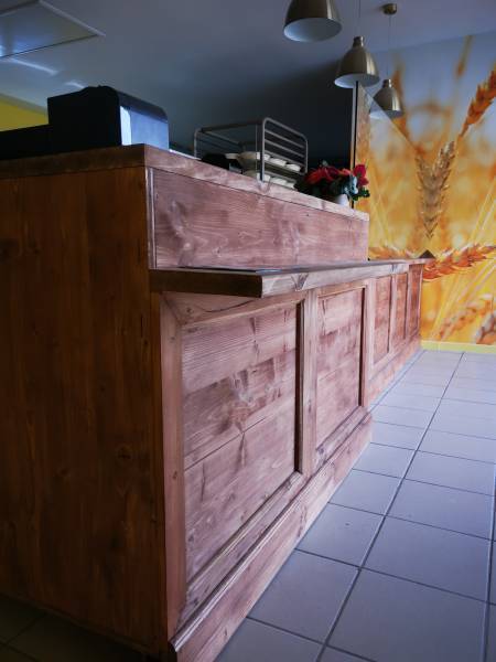 Fabrication de comptoir pour Boulangerie à Sainte Eulalie, Bordeaux